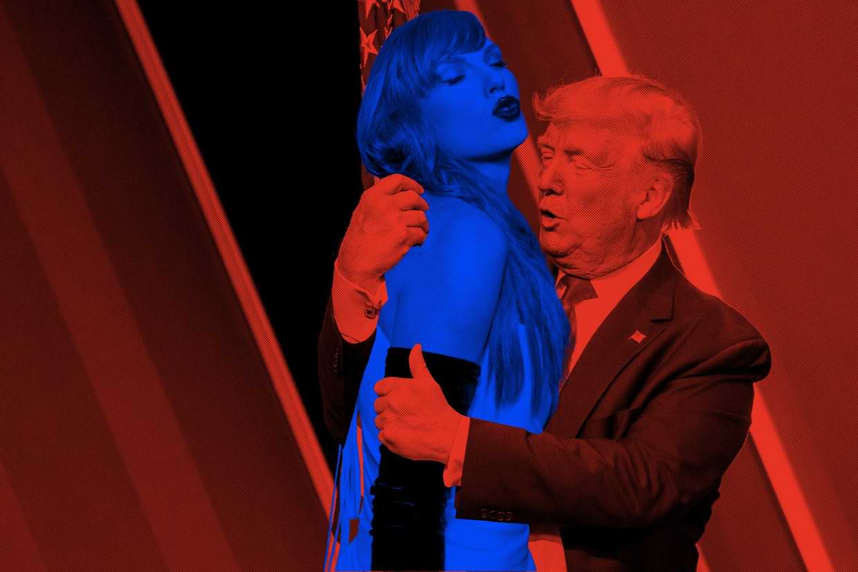 Donald Trump en Taylor Swift